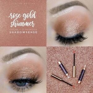 ShadowSense Rose Gold Shimmer Long Lasting Eye Shadow Color Full Size and Sealed